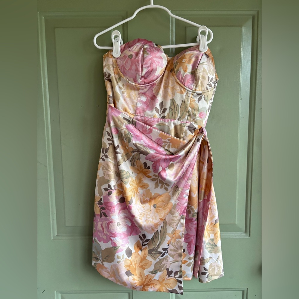 Showpo floral mini dress
